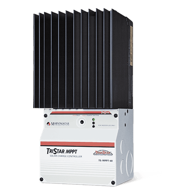 Controlador de Carga Solar MPPT / 60 A / 12/24/36/48 V / Voc 150 Vcc / Sin Ventiladores / RS-232
