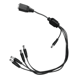 Cable de Distribución de Alimentación / 5 Vías / 4 Cámaras TurboHD / 12 VCC / 500 mA por Canal / Conector Plug 2.5'