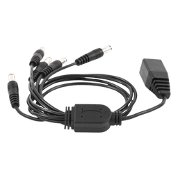 Cable de Distribución de Alimentación / 5 Vías / 4 Cámaras TurboHD / 12 VCC / 500 mA por Canal / Conector Plug 2.5'