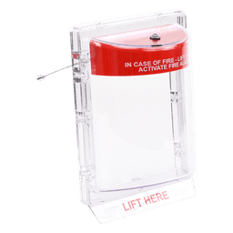 Cubierta Protectora / Policarbonato Super Resistente / Montaje Empotrado / Alarma 95-105 dB / Rango -40°C a 116°C