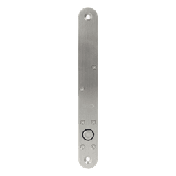 Cerradura de Perno Eléctrica / Diseño Estrecho para Perfiles Delgados / Temporizador 10 s / Buzzer y LED Bicolor / 12-24 VDC / Sensor de Estado de Puerta