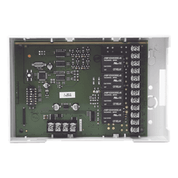 Módulo Expansor de Relevadores / 4 Salidas SPDT Tipo C / Conexión por Bus de Teclado 4 Hilos / Supervisión de Cableado / 16 Direcciones DIP Switch