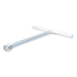 Ancla Tipo T / Varilla Roscada 20 x 27 cm / Acero Galvanizado Electrolítico / 1 kg / Exterior
