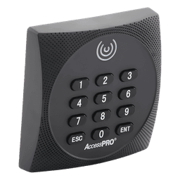 Lector de Proximidad con Teclado / 125 kHz / Wiegand 26 bits / Exterior / 86 x 86 x 20 mm / 120 m (394 pies) máx.