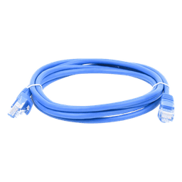 Cable de Parcheo UTP Cat5e / 2 m (6.56 ft) / Azul / 1 Gbps / RJ45