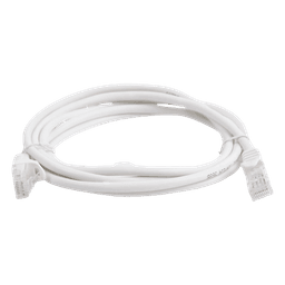 Cable de Parcheo UTP Cat5e / 2 m (6.56 ft) / 1 Gbps / Blanco