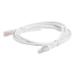 Cable de Parcheo UTP Cat5e / 2 m (6.56 ft) / 1 Gbps / Blanco