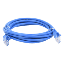 Cable de Parcheo UTP / Cat5e / 3 m (9.84 ft) / 1 Gbps / Azul / RJ45
