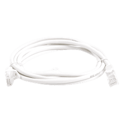 Cable de Parcheo UTP Cat5e / 3 Metros (9.84 Pies) / 100 Ohms / RJ45 / Blanco