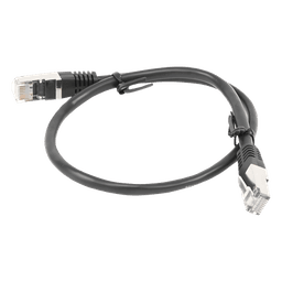 Cable de Parcheo FTP / Cat5e / 0.5m (1.64 ft) / Blindaje Global / RJ45 / Negro