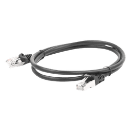 Cable de Parcheo FTP Cat5e / 1 m (3.28 ft) / 10/100Base-T/TX / Blindaje Global / Negro