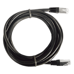 Cable de Parcheo FTP / Cat5e / 2.0 m (6.56 ft) / Blindado / RJ45 / Negro