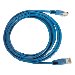 Cable de Parcheo UTP Cat6 / 0.5 m (1.64 ft) / Azul / 1 Gbps / RJ45