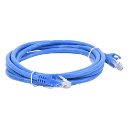 Cable de Parcheo UTP Cat6 / 2 Metros (6.56 Pies) / Azul / 1 Gbps / RJ45