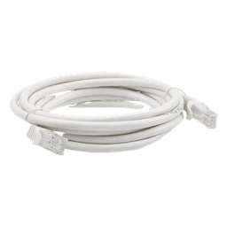 Cable de Parcheo UTP Cat6 / 3.0 m (9.84 ft) / 1 Gbps / RJ45 / Blanco