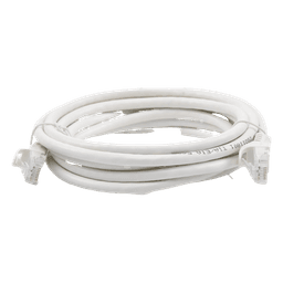 Cable de Parcheo UTP Cat6 / 3.0 m (9.84 ft) / 1 Gbps / RJ45 / Blanco