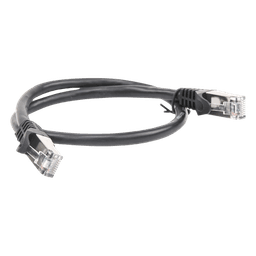 Cable de Parcheo / FTP Cat6 / 0.5 m (1.64 ft) / Blindaje Global / Cobre / Negro