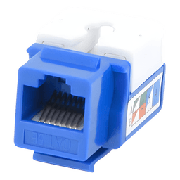 Módulo Jack Keystone / Cat5e / Terminación 110 / RJ45 / Sin Blindaje / Azul
