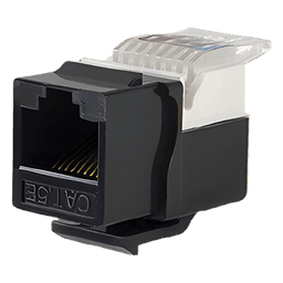 Módulo Jack Keystone / Cat5e / Toolless / RJ45 / Sin Blindaje / Color Negro