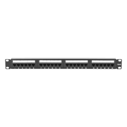Panel de Parcheo de Impacto / 24 Puertos Cat6 / 1U Rack 19" (48.26 cm) / T568A/B / 110 IDC