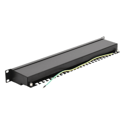 Panel de Parcheo / 24 Puertos / Cat5e STP Blindado / Rack 19" / 0.48 m