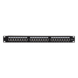 Panel de Parcheo / 24 Puertos / Cat6 / Blindado STP / 1U / 19 Pulgadas