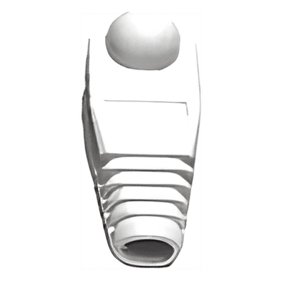 Bota de Protección / 27.5 mm / Cable 6.0 mm / RJ45 / TC-5 TC-6 / Plástico Blanco