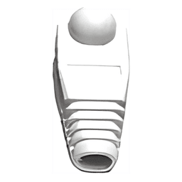 Bota de Protección / 27.5 mm / Cable 6.0 mm / RJ45 / TC-5 TC-6 / Plástico Blanco