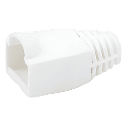 Bota de Protección / 27.5 mm / Cable 6.0 mm / RJ45 / TC-5 TC-6 / Plástico Blanco