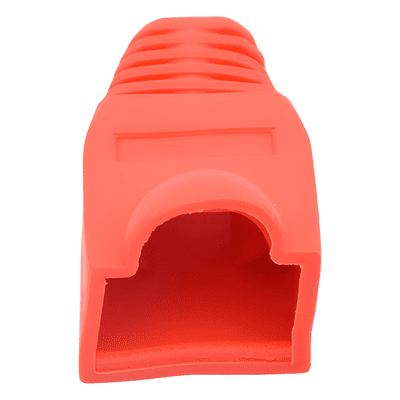 Capa Plástica para Conectores RJ45 / 27.5 mm Largo / 6.0 mm Diámetro Compatible / Color Rojo