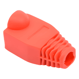 Capa Plástica para Conectores RJ45 / 27.5 mm Largo / 6.0 mm Diámetro Compatible / Color Rojo