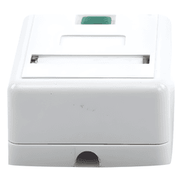 Caja de Pared Superficial / 1 Puerto Keystone / Montaje Vertical / UL 94V-0 / Certificada UL, CE, ETL