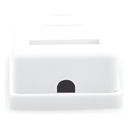 Caja de Pared / 1 Puerto Keystone / Cat5e / T568A-B / UL 94V-0