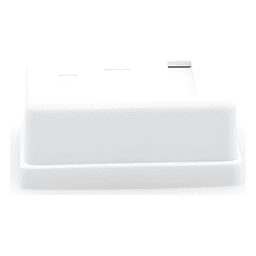 Caja de Pared / 1 Puerto Keystone / Cat5e / T568A-B / UL 94V-0