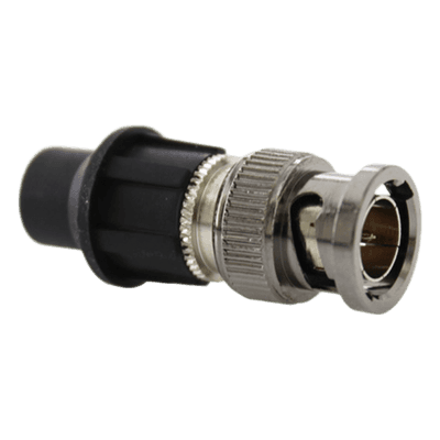 Conector BNC Macho / 75Ω / RG6-RG59-RG178 / CaP System / 27 mm / 1080p HD