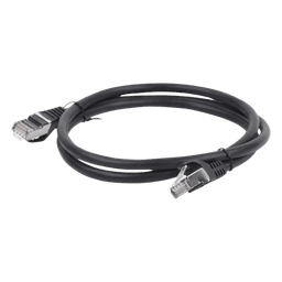 Cable de Parcheo / FTP Cat6 / 1.0m (3.28 ft) / 26 AWG / Blindado / Negro