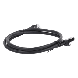 Cable de Parcheo / FTP Cat6 / 1.0m (3.28 ft) / 26 AWG / Blindado / Negro