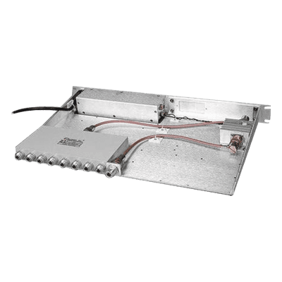 Multiacoplador / 400-512 MHz / 40 MHz BW / 0-18 dB Ganancia / 8 Canales / 1U Rack / 1.75" (4.5 cm)