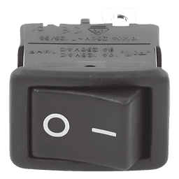 Interruptor Rocker / DPST On-Off / 250 Vca / 8 A / -20°C a +65°C
