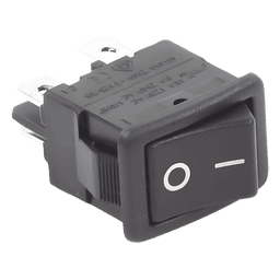 Interruptor Rocker / DPST On-Off / 250 Vca / 8 A / -20°C a +65°C