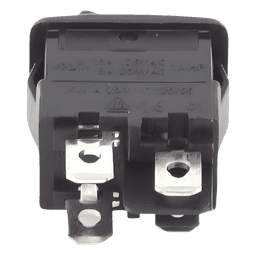 Interruptor Rocker / DPST On-Off / 250 Vca / 8 A / -20°C a +65°C