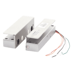Cerradura de Perno para Puertas de Vidrio / 1000 kg Fuerza de Sujeción / 12 VCC / 1/2" Vidrio / 150 x 39 x 37 mm / 5-8 mm Espacio Requerido