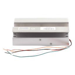Cerradura de Perno para Puertas de Vidrio / 1000 kg Fuerza de Sujeción / 12 VCC / 1/2" Vidrio / 150 x 39 x 37 mm / 5-8 mm Espacio Requerido
