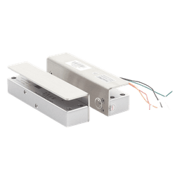 Cerradura de Perno para Puertas de Vidrio / 1000 kg Fuerza de Sujeción / 12 VCC / 1/2" Vidrio / 150 x 39 x 37 mm / 5-8 mm Espacio Requerido