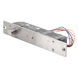 Cerradura de Perno Electromagnética / 2000 kg de Fuerza de Sujeción / Fail Secure / Sensor de Puerta / Retardo Ajustable 0-9 s / Aluminio Anodizado