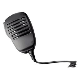 Micrófono-Bocina / Ultra Compacto / Conector 3.5 mm / Cable Kevlar 40 kg / PTT Táctil / Clip Rotativo
