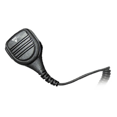 Micrófono-Bocina para Radios ICOM / IP54 / Cable Kevlar 40 kg / PTT para Guantes / Clip 360°