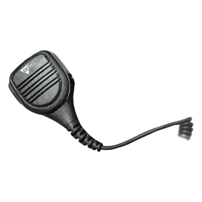 Micrófono-Bocina para Intemperie / IP54 / Cable Kevlar 40 kg / PTT Operable con Guantes / Clip 360° / Conector M09