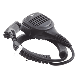 Micrófono-Bocina para Intemperie / IP54 / Cable Kevlar 40 kg / PTT Operable con Guantes / Clip 360° / Conector M09