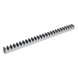 Cremallera Módulo 4 / Acero Galvanizado 22x22 mm / Hasta 1800 kg / 3.28 ft
